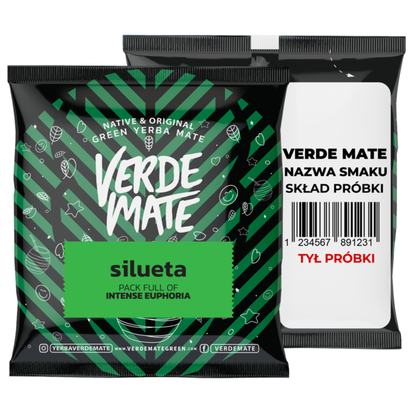 Yerba Mate Grön 500g Kalebass Bombilla 10x50g