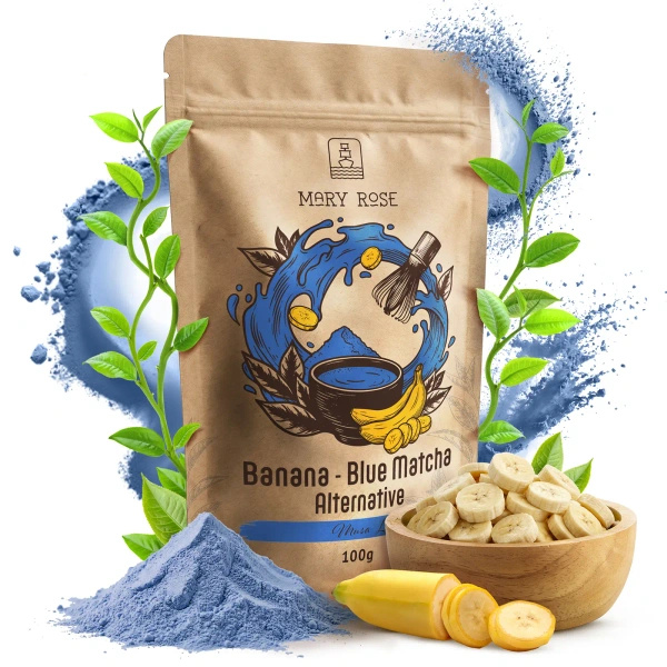 Set för att tillreda Blue Matcha