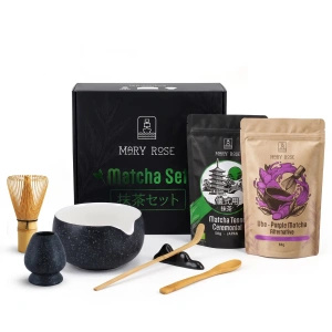 Presentset: japansk ceremoniell matcha + färgglatt alternativ till matcha