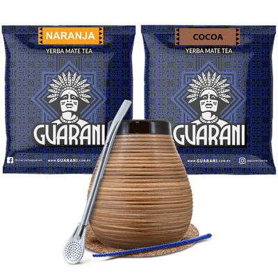 Yerba mate set Bombilla Calabach Matero