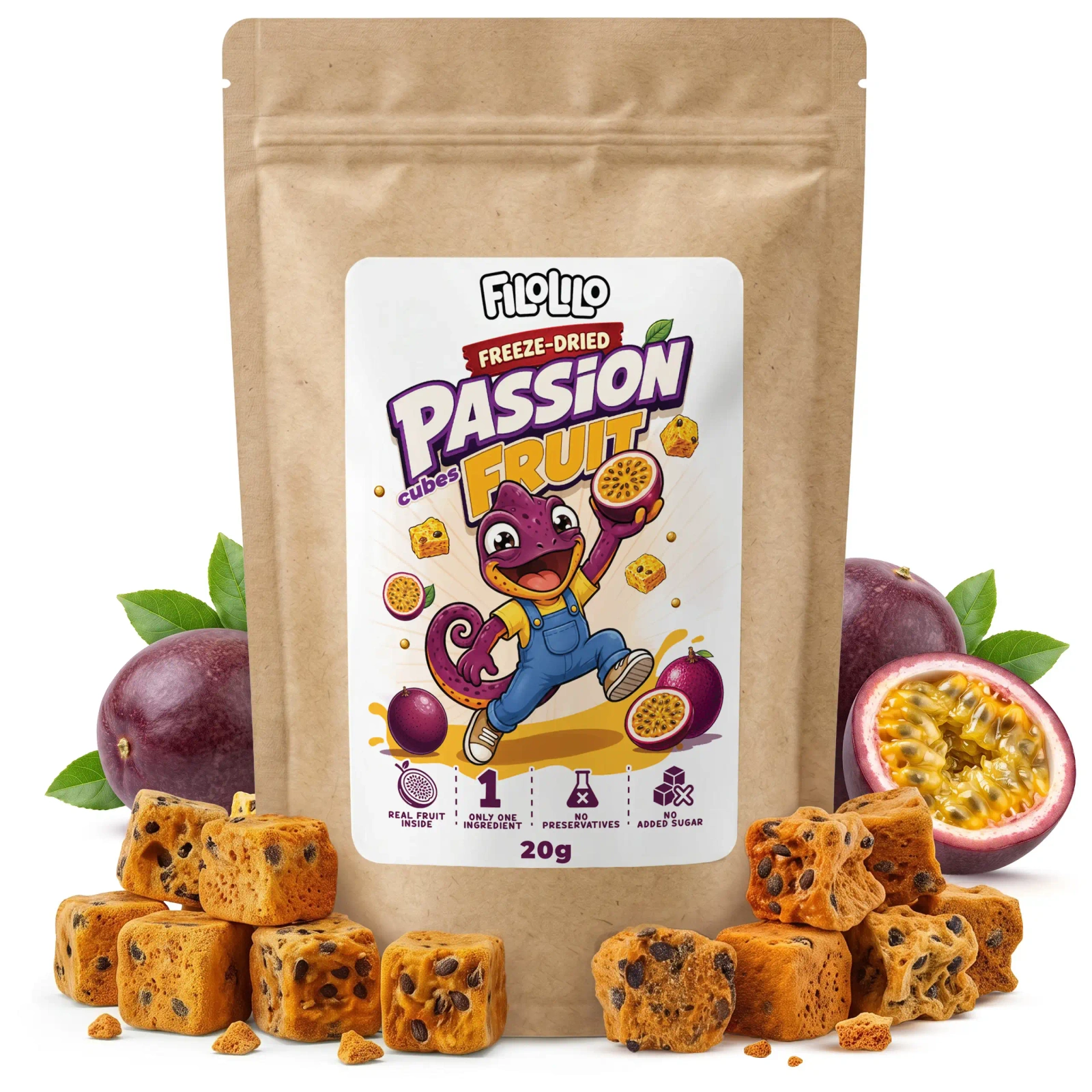 FiloLilo frystorkad passionsfrukt