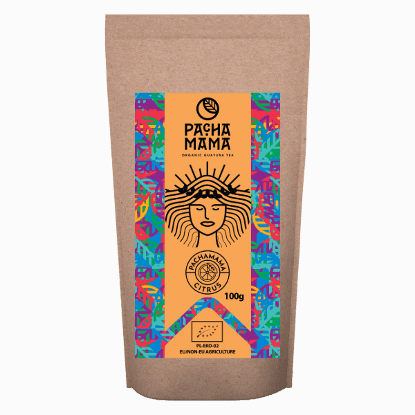 Guayusa Pachamama Citrus - ekologiskt certifierad - 100g