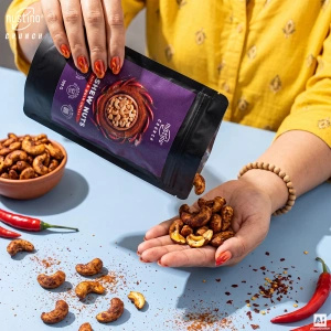 Nustino Crunch – Rostade cashewnötter – Hot & Bold Chilli 100 g