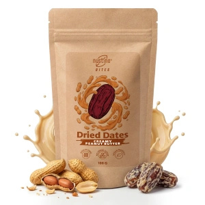 Nustino Bites – Torkade Dadlar – Creamy Peanut Butter 100 g