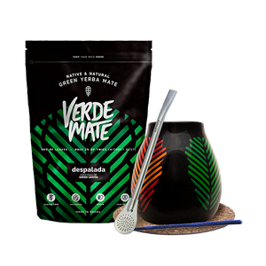 Startpaket Bombilla Mate Kopp + mate-te Verde
