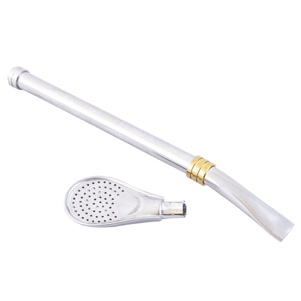 Bombilla Anillo guld + rengöringsmedel