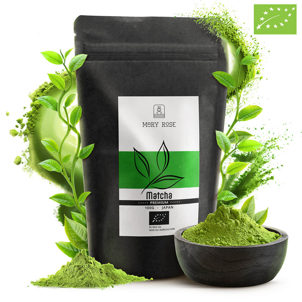 Mary Rose – Japanskt Matcha grönt te (BIO) Premium 100 g