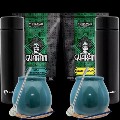 Yerba Mate Set för två + Termos