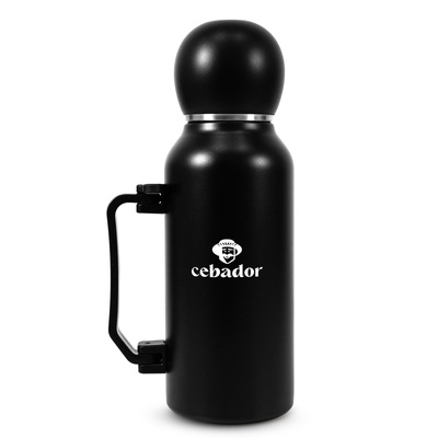 YerbaGo – Termos med kalebass och bombilla 1,3 L – svart