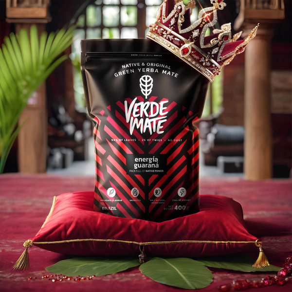 Presentpaket Yerba Mate: Verde Mate Energía Guaraná + Kalebass + Bombilla