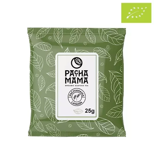 Guayusa Pachamama Lavanda – ekologiskt certifierad guayusa – 25g