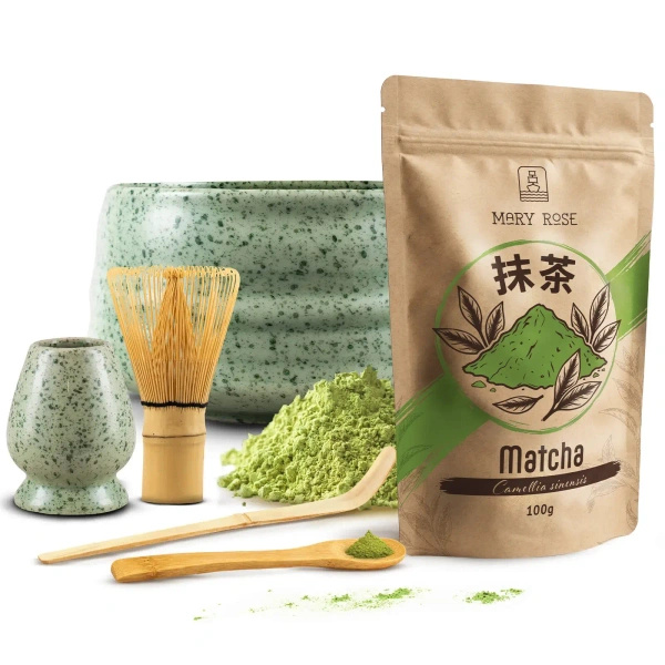 Set för bryggning av Matcha te