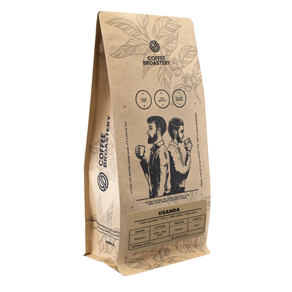 Coffee Broastery - Hela bönor kaffe Uganda Kanyenye Speciality 400 g