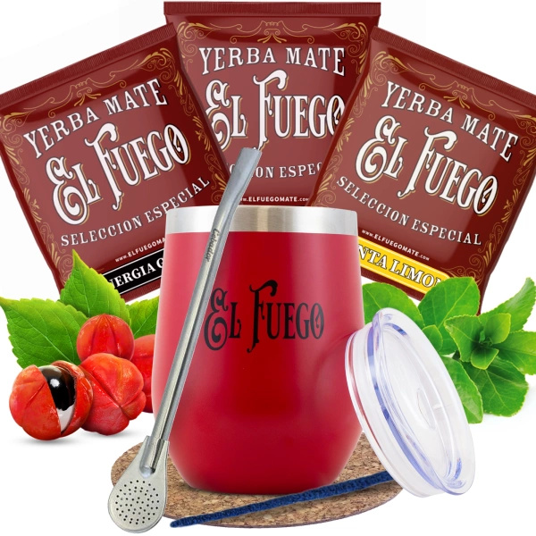 Yerba Mate startpaket El Fuego TermoLid