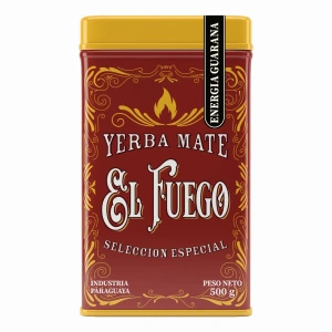 Yerbera – Metallburk + El Fuego Energia Guarana 0,5 kg
