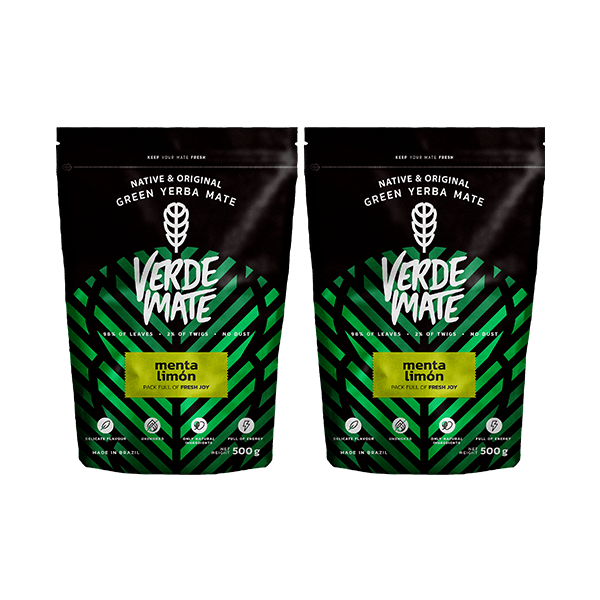 Yerba Verde Mate Grön LEMON 1000g 1kg LIMON