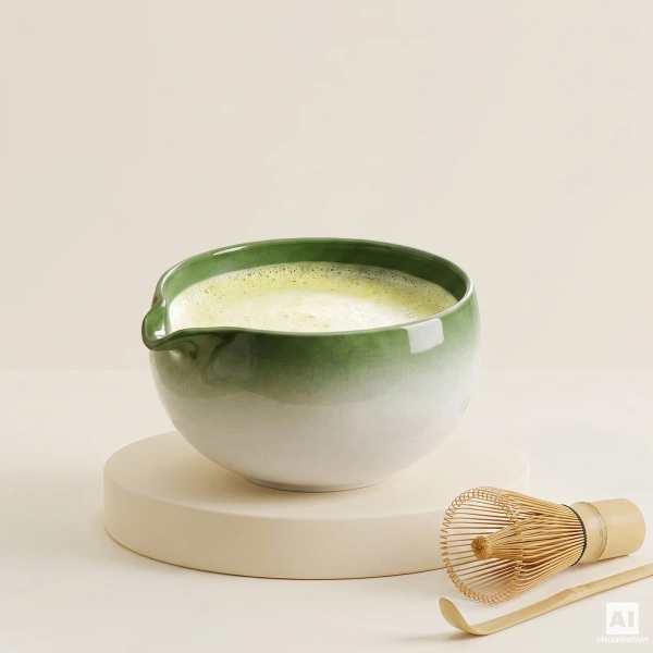 Presentset för att tillreda White Matcha