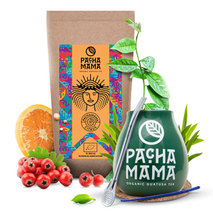Set Guayusa Pachamama Citrus 100g + Kalebass + Bombilla