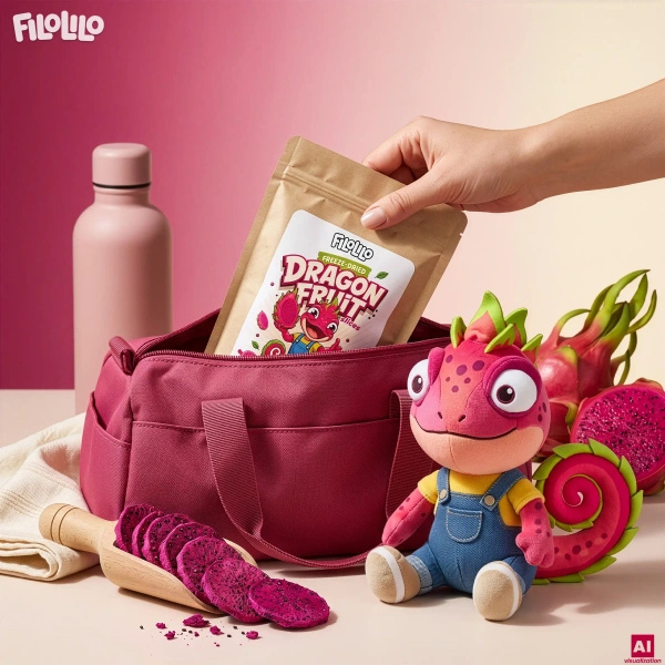 FiloLilo – Frystorkad drakfrukt (skivor) 100 g
