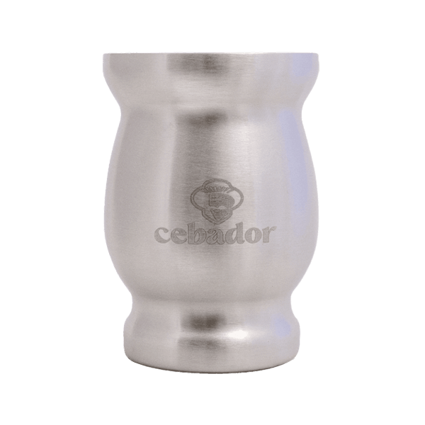 TermoMate Cebador – termosmugg för yerba mate – 190 ml (silver)