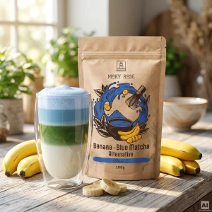 Mary Rose – Blue Matcha Alternative – Banan (pulver) 100 g