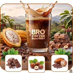 Bro Coffee Roastery – Hela bönor kaffe Crema Rumba 400 g