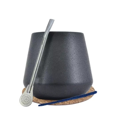 Tillbehörssats Yerba Mate Matero Bombilla 19 cm
