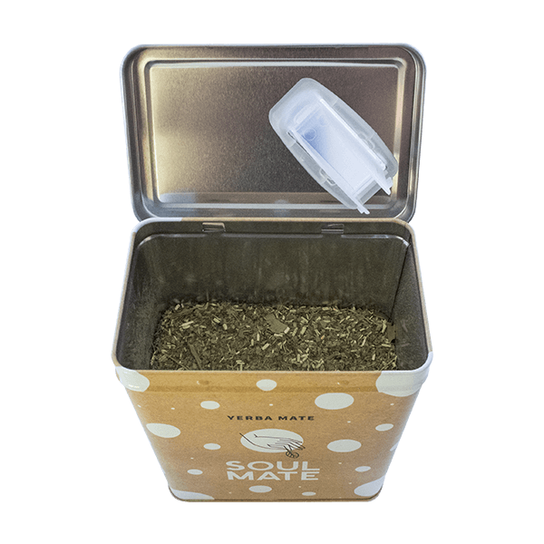 Set Yerbera Yerba Mate Soul Mate Organica 0,5 kg Palo Santo