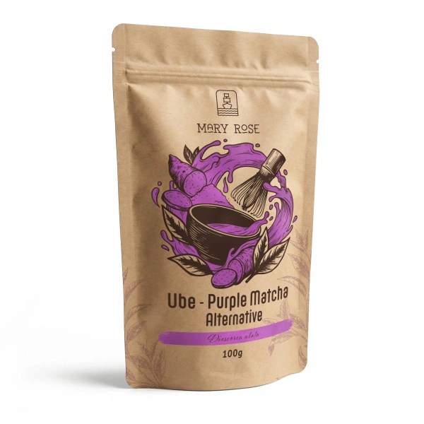 Mary Rose – Purple Matcha Alternative – Ube (pulver) 100 g