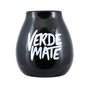 Kalebass keramik svart - Verde Mate - 350 ml