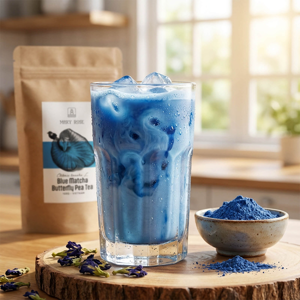 Mary Rose – Blue Matcha – Butterfly Pea Tea (pulver) 100 g