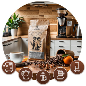 Coffee Broastery - Hela bönor kaffe Amico dall'Italia Espresso Roast 400 g