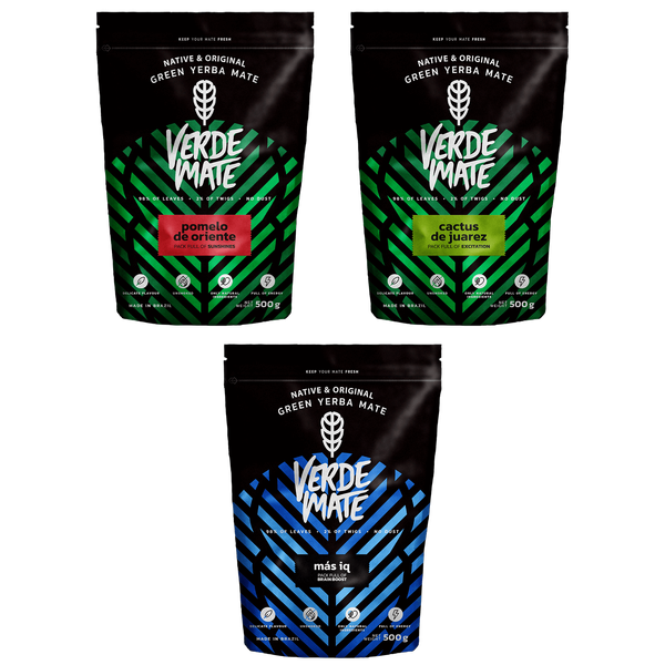 Yerba Verde Mate Grön 3x500g olika blandningar