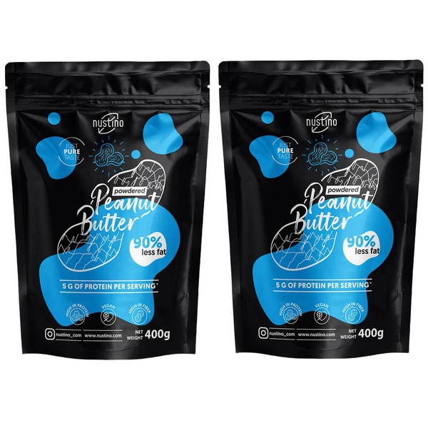 Set 2x Nustino Jordnötssmörpulver