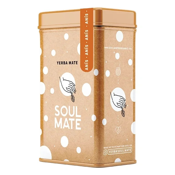 Yerbera – Metallburk + Soul Mate Orgánica Anís 0,5 kg
