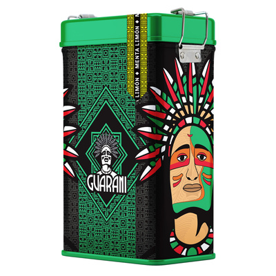 Yerbera – Metallburk + Guarani Menta Limón 0,5 kg