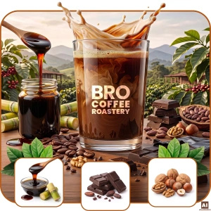 Bro Coffee Roastery – Hela bönor kaffe Pure Crema 400 g