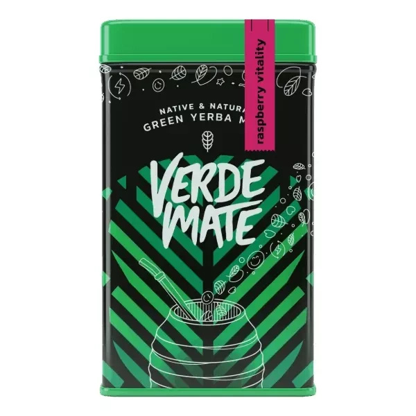 Yerbera – Metallburk + Verde Mate Green Raspberry Vitality 0,5 kg