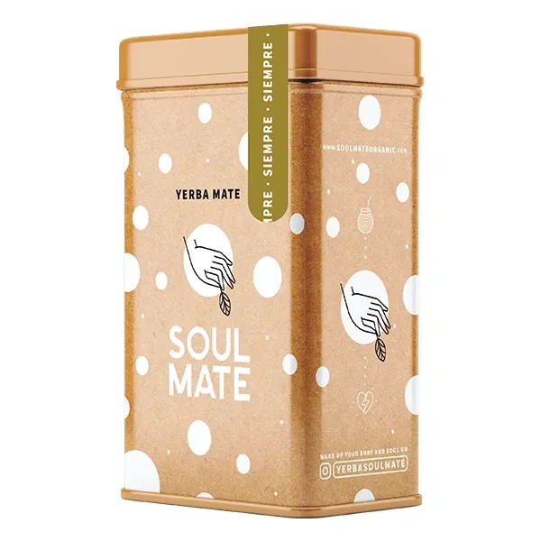 Yerbera – Metallburk + Soul Mate Orgánica Siempre 0,5 kg