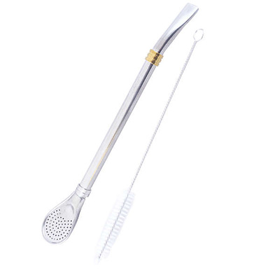 Bombilla Anillo guld + rengöringsmedel