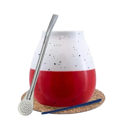 Yerba Mate startpaket LARGE KALABASH bombilla