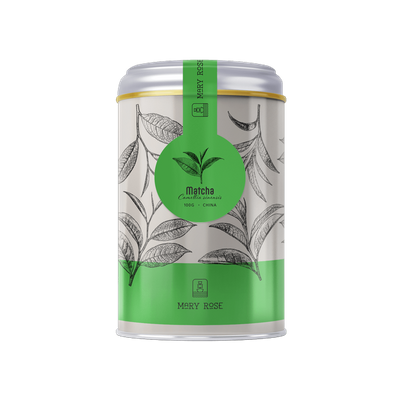 Mary Rose - Kinesiskt Matcha grönt te (i metallburk) 100g