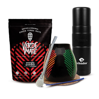 Yerba Mate Set Verde Mate 400g 0,4kg Yerbomos XL + Kalebass + Bombilla