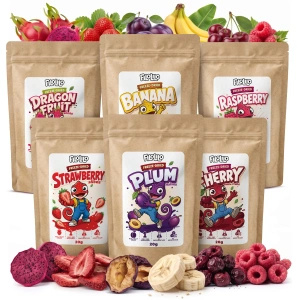 Set med frystorkad frukt FiloLilo 6×20g
