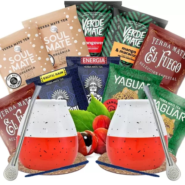 Yerba Mate Set för två Fruity för att börja