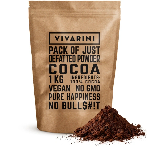 Vivarini – Alkaliserad kakao mörk (pulver) 1 kg