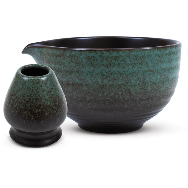 Set med tillbehör bryggning av Matcha te