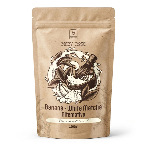 Mary Rose – White Matcha Alternative – Banan (pulver) 100 g