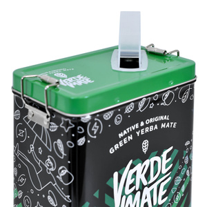 Yerbera – Metallburk + Verde Mate Green Very Strawberry 0,5 kg