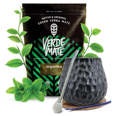 Yerba Mate Set Verde Mate 500g 0,5kg Kalebass + Bombilla